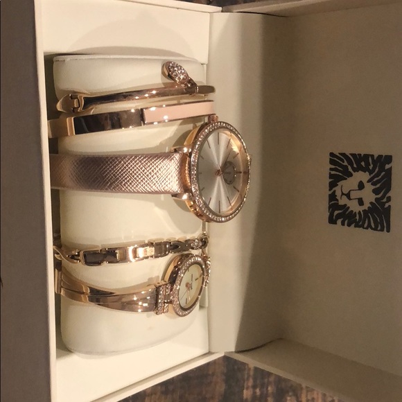 Watch set Anne Klein never warn rose gold - Picture 2 of 4
